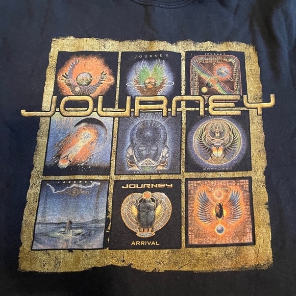 Journey 2014 Tour San Francisco Fest Concert T Shirt 2XL Black size medium - Picture 2 of 6
